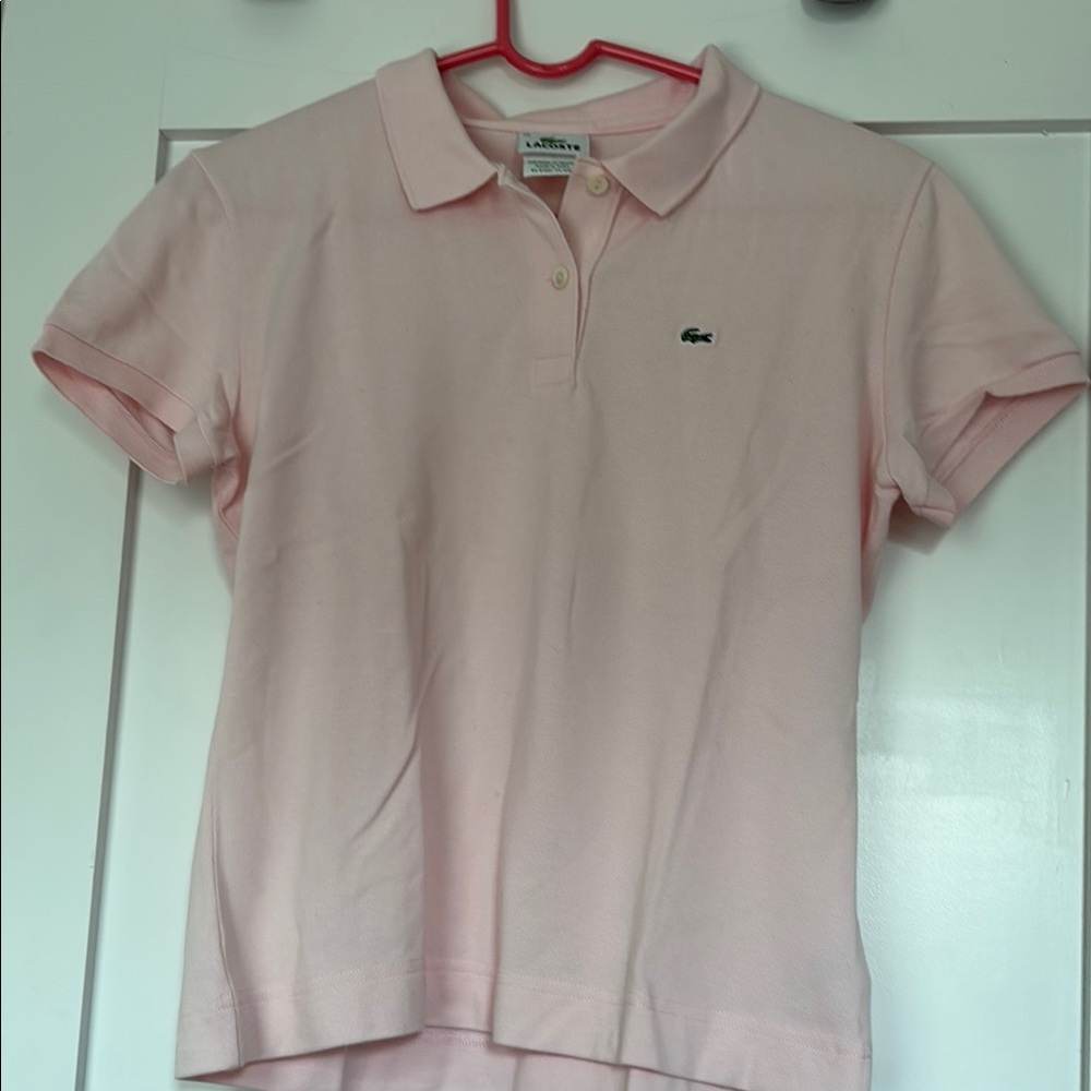 Lacoste Light Pink Polo Tee